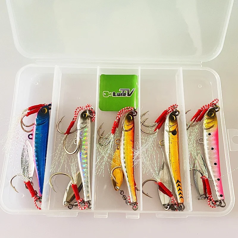 

LURETV Japan SAME STYLE MAKIPPA Iron Plate Remote Projection Glitter 68S 30g Sea Water Road Asia Fake Bait 9031