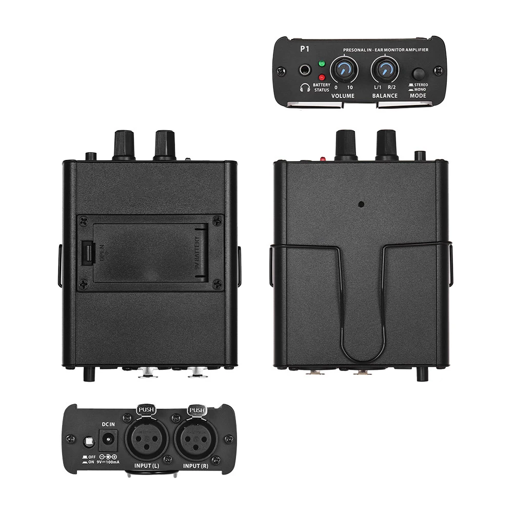 

In-ear Monitor Headphones Earphones Amplifier Amp with XLR Inputs 3.5mm Output headphone amp 3.5mm monitor amplifer xlr