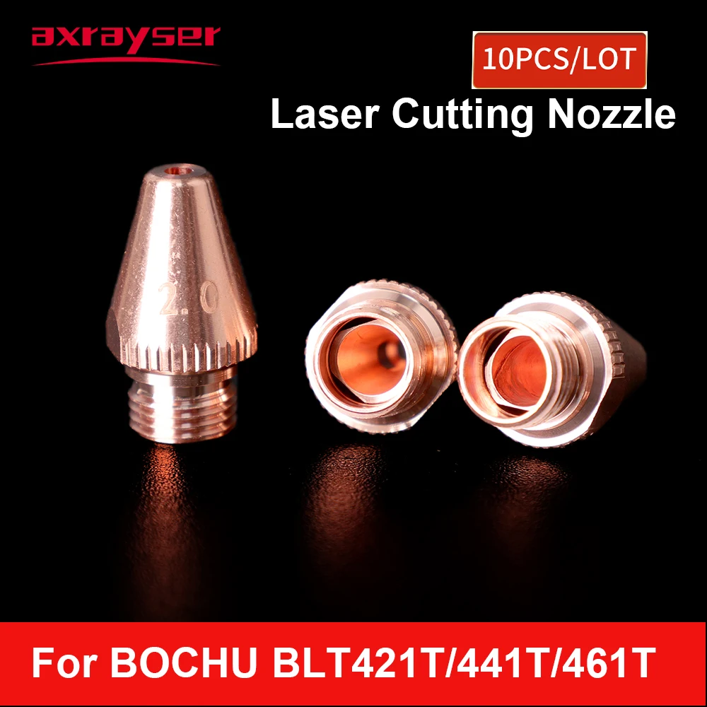 10 Stück BOCI BOCHU 3D-Laserdüsen M8 H19 D11 Kaliber 1,0-5,0 Rohr-Abschrägdüse für BOCHU BLT421T/441T/461T Laserschneidkopf – Detail 1