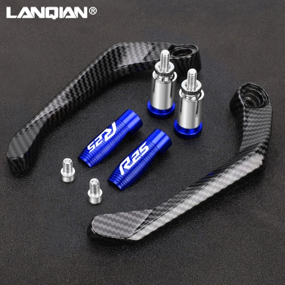 

R25 Motorcycle CNC Handlebar Grips Guard Brake Clutch Levers Protector Accessories FOR Yamaha YZF-R25 2013-2020 2021 2022 2023