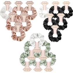 6Pcs Bridesmaid Hair Ties Scrunchies Bachelorette Hen Party Decoration Bridal Favor Satin Bridesmaid Gift Wedding Guest Souvenir