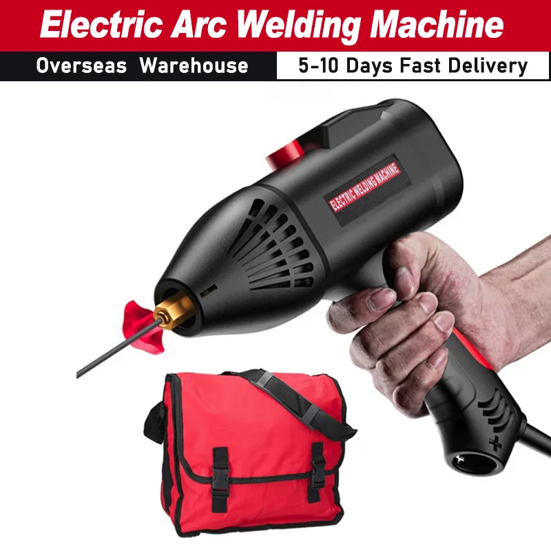 220V 3000W Handheld Electric Arc Welding Machine Automatic Digital Intelligent Welding Machine Current Adjustment with Cloth Bag