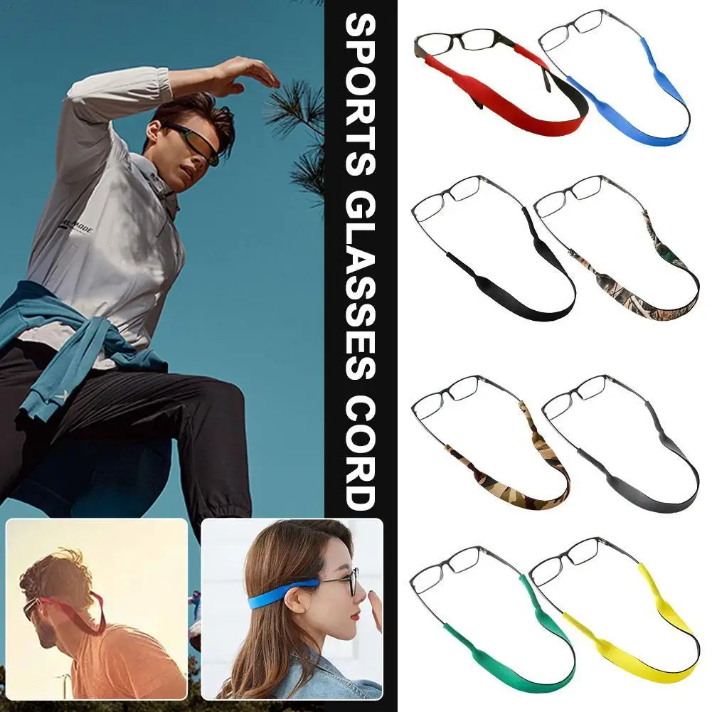 

8 Colors Floating Foam Chain Eyeglasses Straps Chain Sunglasses Chains Sports Anti-Slip String Glasses Ropes Band Cord Holder