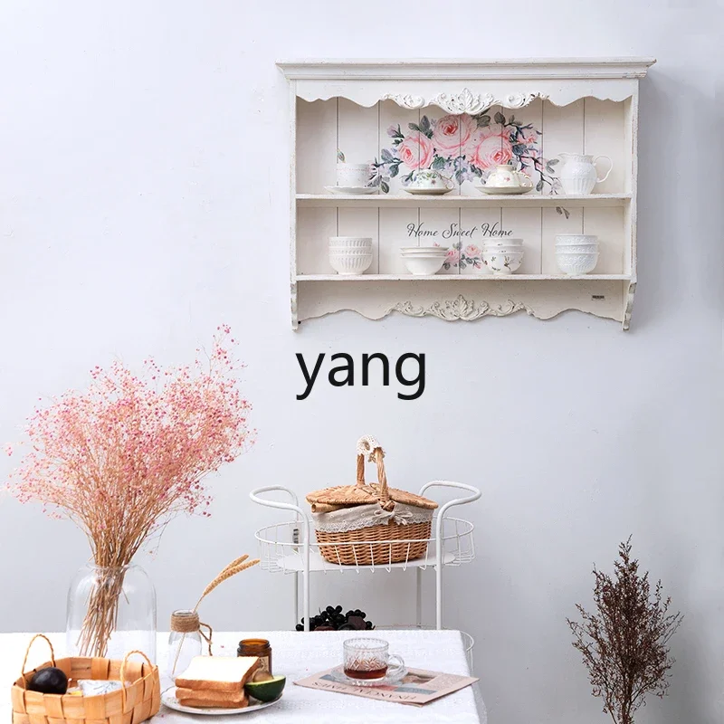 LH kitchen wall-mounted storage rack wall-mounted multi-functional wall multi-layer balcony closet shelf