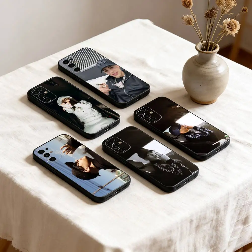 

C-CRIS MJ S-Singer Phone Case For Samsung S25,S24,S21,S22,S23,S30,Ultra,S20,Plus,Fe,Lite,Note,10,Black Cover