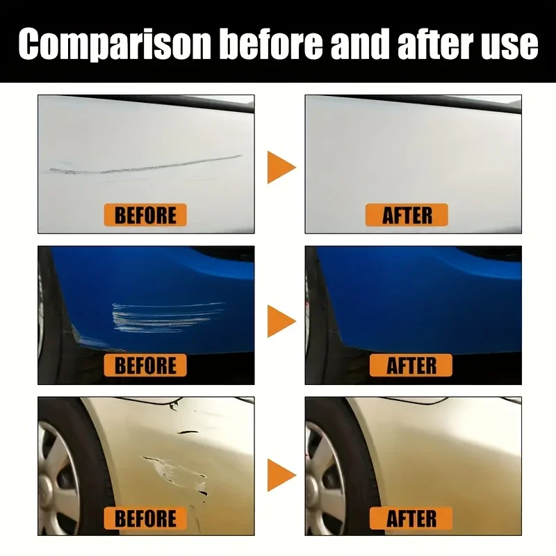 Car Paint and Interior Scratch Repair Wax - Quickly Remove Scratches, Restore All Paint Gloss and Brightness, Car Care Repair
