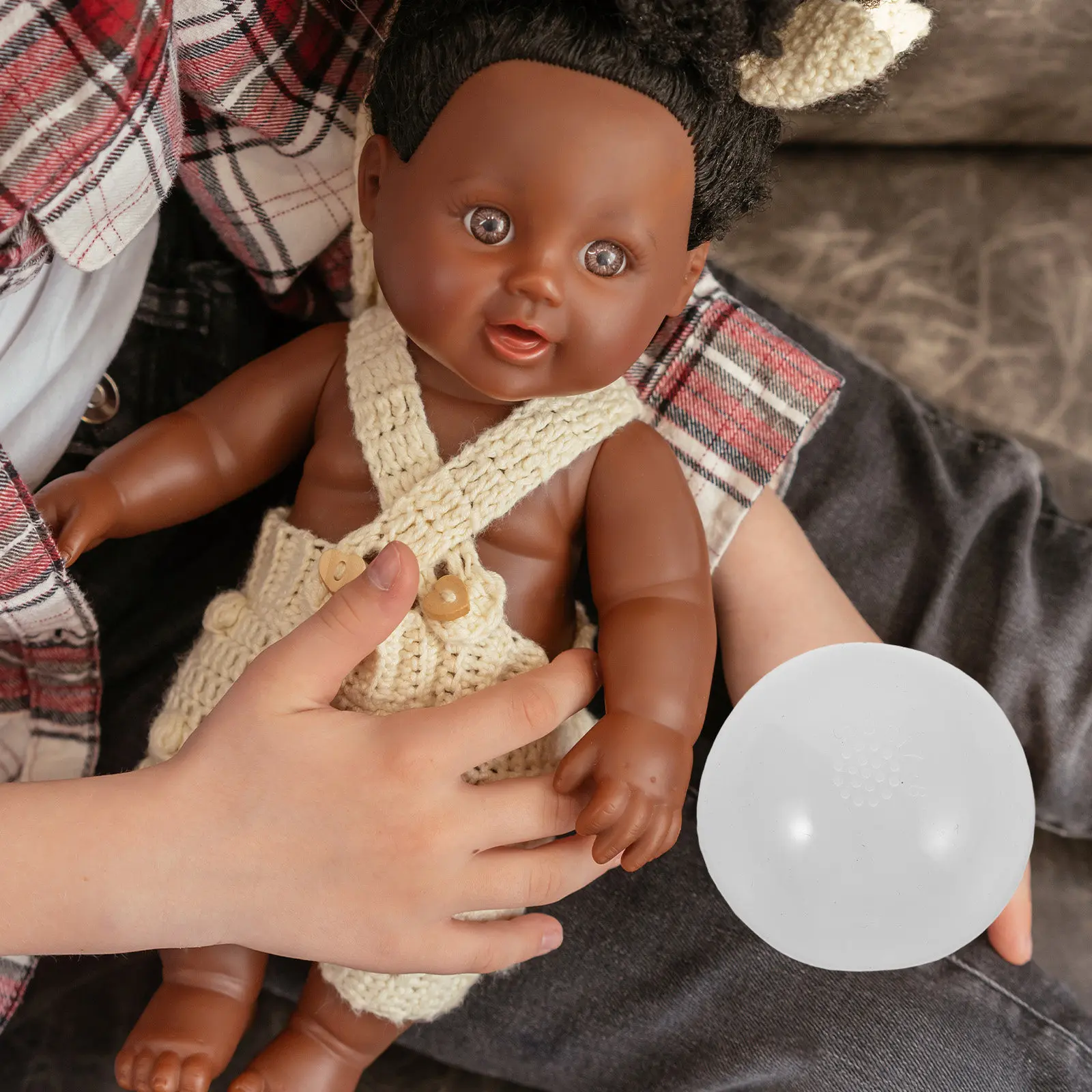 

4Pcs Transparent Cap for 18-19Cm Silicone Anti Slip Hair Cover DIY Base Styling Accessories Sewing Supplies