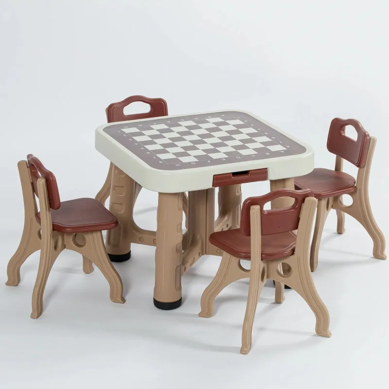 Factory Direct Wholesale Price Portable Multifunctional Children's Table and Chair Set