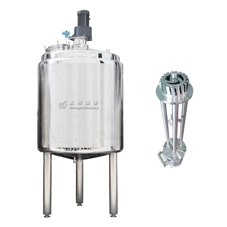 

Hot Sale Electric Heated Mixing tank for Liquid Emulsified Shower Mixing tank with Emulsifying Pump for Circulating Ingredients