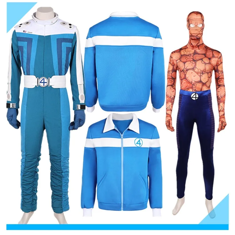 Adulto Ben TV fantasía Grimm mono guantes cinturón cosa Cosplay disfraz hombres abrigo trajes Halloween carnaval fiesta disfraz traje