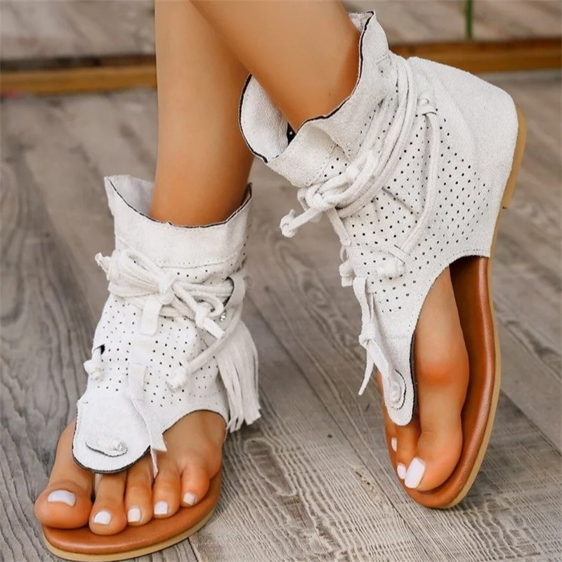 2024 Summer Fashion Sexy punta quadrata suola spessa bocca poco profonda donna comodi sandali con tacco a blocchi di colore Casual Zapatos De Mujer