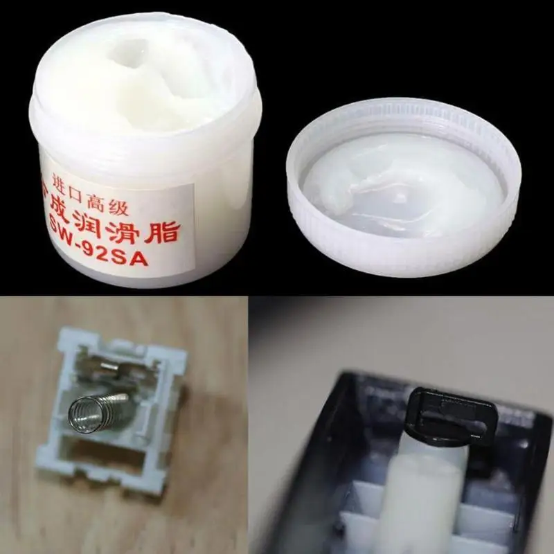 White Synthetic Grease Lubricating Oil Fixing Film Plastic Keyboard Gear Grease Bearing Lubricant Printers Bearing Accessories
