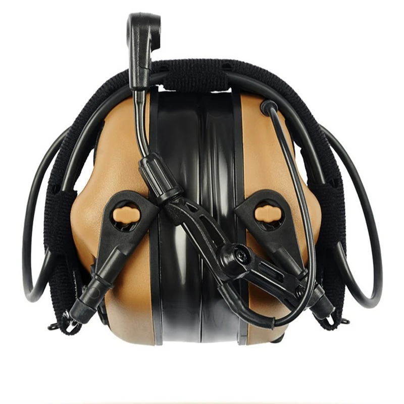 2025 EARMOR M32 PLUS Tactical Headset - Outdoor Electronic Helmet Headphones with FAST ARC Rail Adapter for Hunting & Shooting