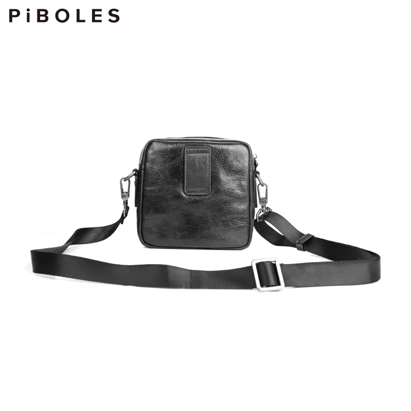 Genuine Leather Male Waist Pack Small Waist Bag Casual Crossbody Bag Chest Shoulder Belt Bag Men\'s Travel Shoulder Pack