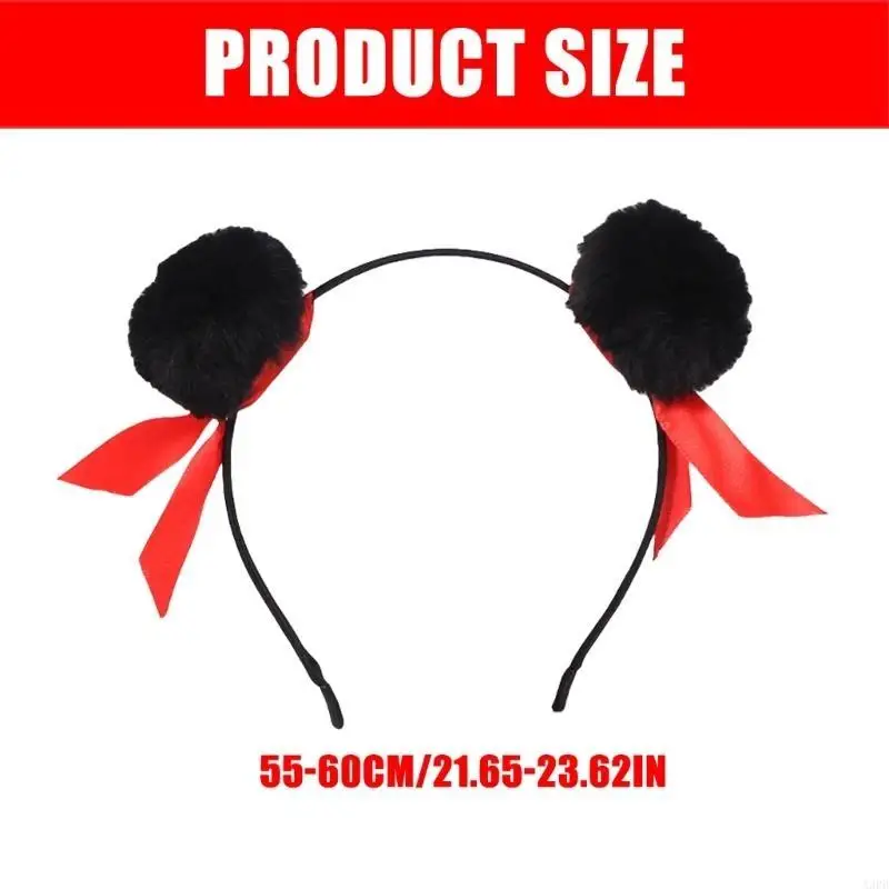 인기있는 네자 빵 헤어 홈과 모피 폼 포스 바우 노트 헤어 빵 헤드 밴드/헤어 티 여성과 소녀 코스프레 액세서리