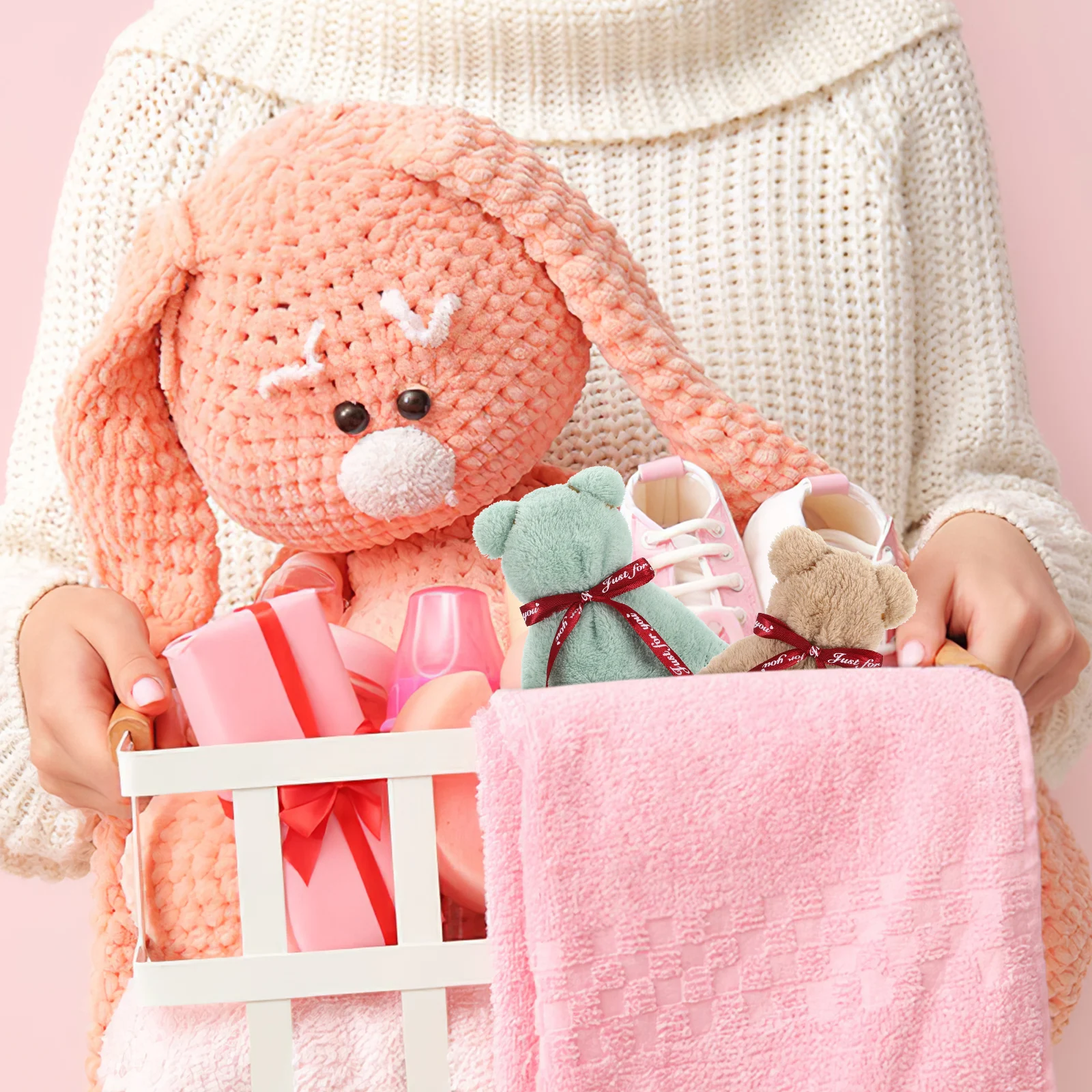 

12 Pcs Bear Shaped Towel Handkerchief Soft Coral Fleece Bath Washcloth Gifts Blue Purple Pink Green Coffee White Party