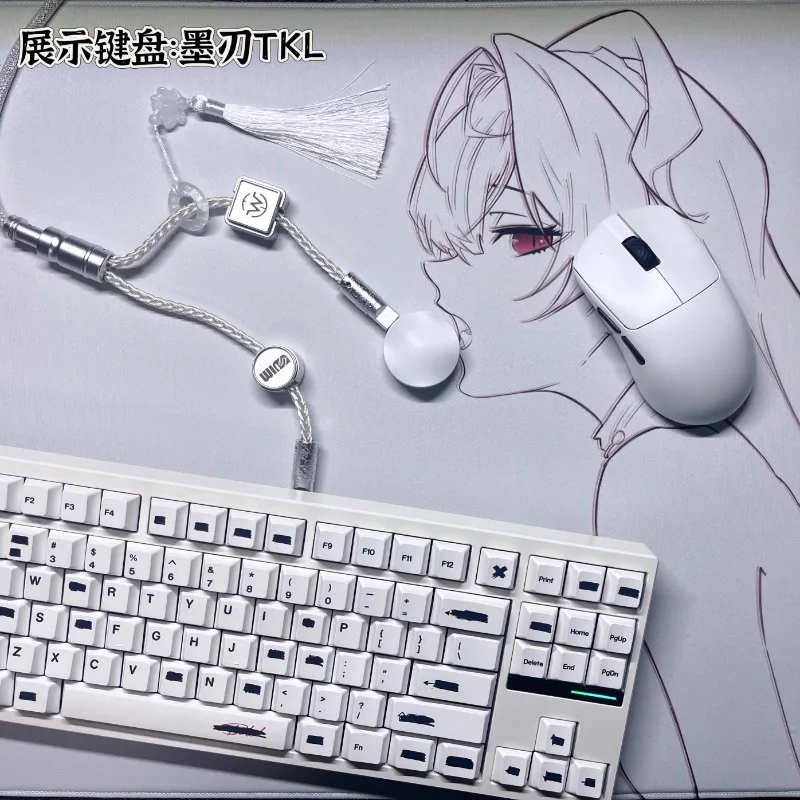 Winshop Gaming Mechanical Keyboard Wire Type-C USB 1 To 2 8K Port Desktop Computer Magnetic Switch Keyboard Data Cable