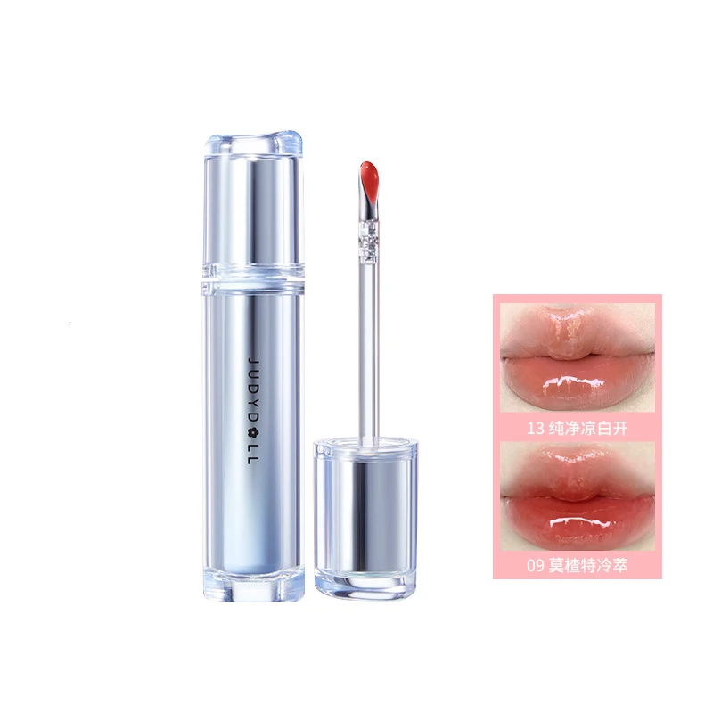 

Judydoll Ice Iron Lip Glaze Зеркальная отделка Легкая пленочная помада Стойкий увлажняющий цвет Яркий макияж губ для женщин