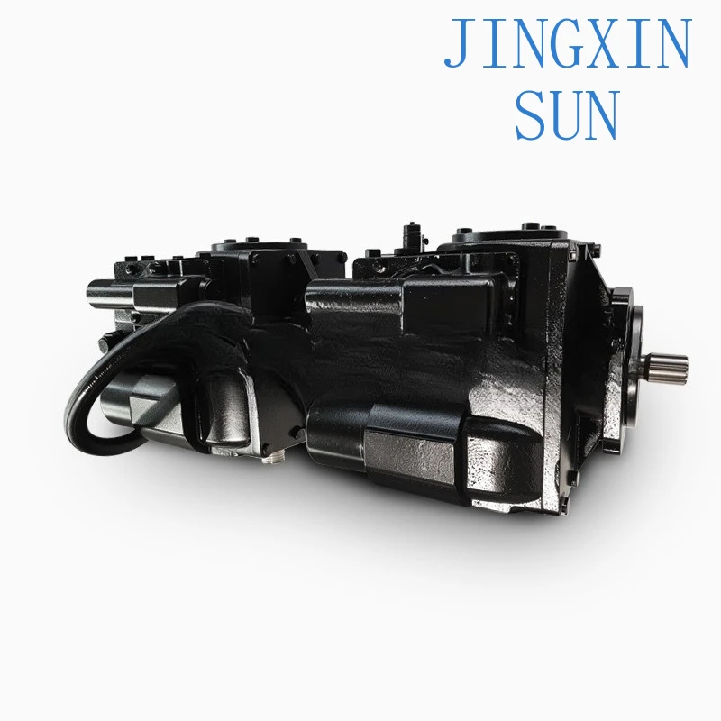Agricultural Machinery Hydraulic  Double Pump Drive Dynamic and Static  Transmission System Hydraulic Walking Pump