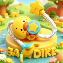 Baby shower toy with water spray, duckling flower model, rotating faucet, electric shower, water spray, swimming, baby shower to