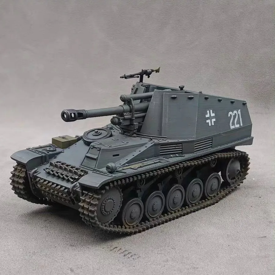

1/35 German Sd.Kfz. 124 Wespe Howitz, SLA printing hand-colored finished model decorative ornament