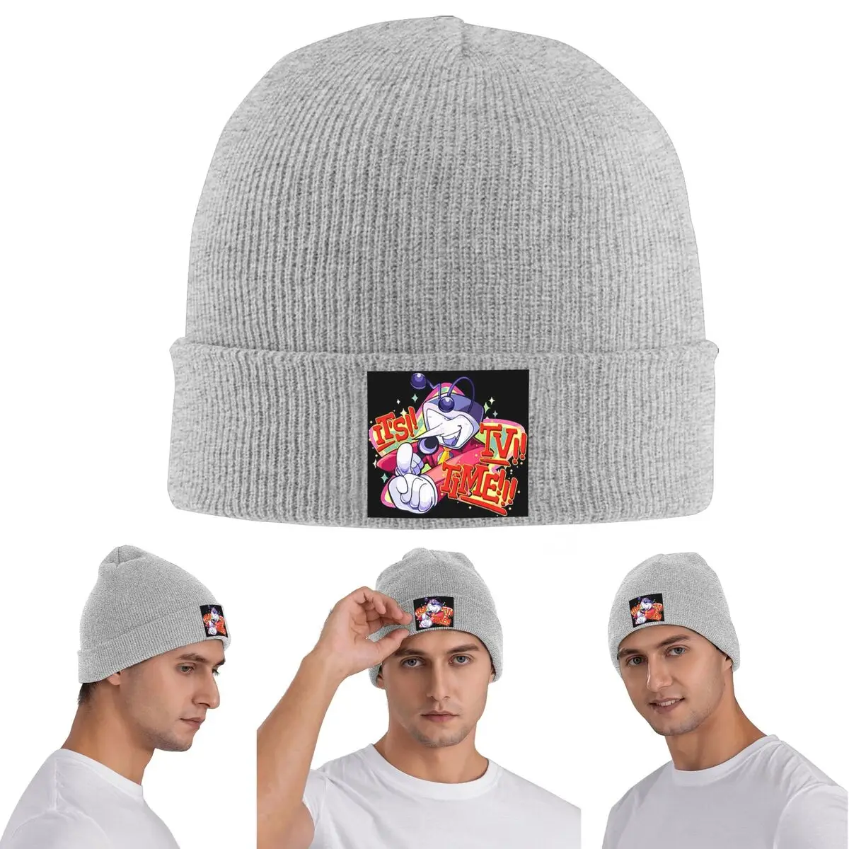 

Deltarune Tenna TV Time теплая вязаная шапка зимняя вязаная шапка Skullies шапочки хип-хоп шапки для унисекс