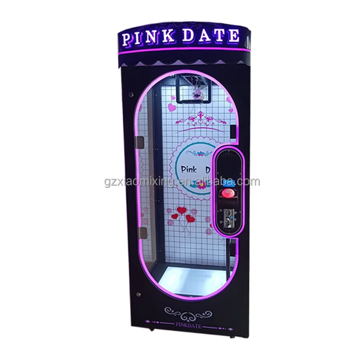 Factory Direct Pink Date Doll Coin-Operated Arcade Game Machine Durable Metal Indoor Skill Cut Crane Prize Coin Pusher