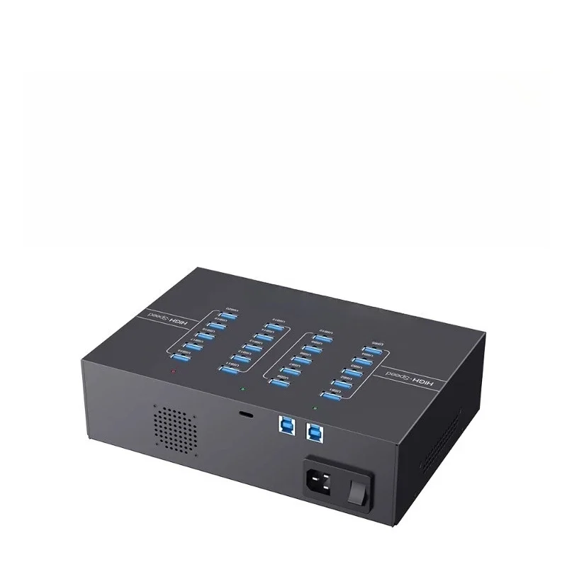 20-Port USB splitter, with power expansion, computer multi-interface HUB high-speed expansion mobile phone hub