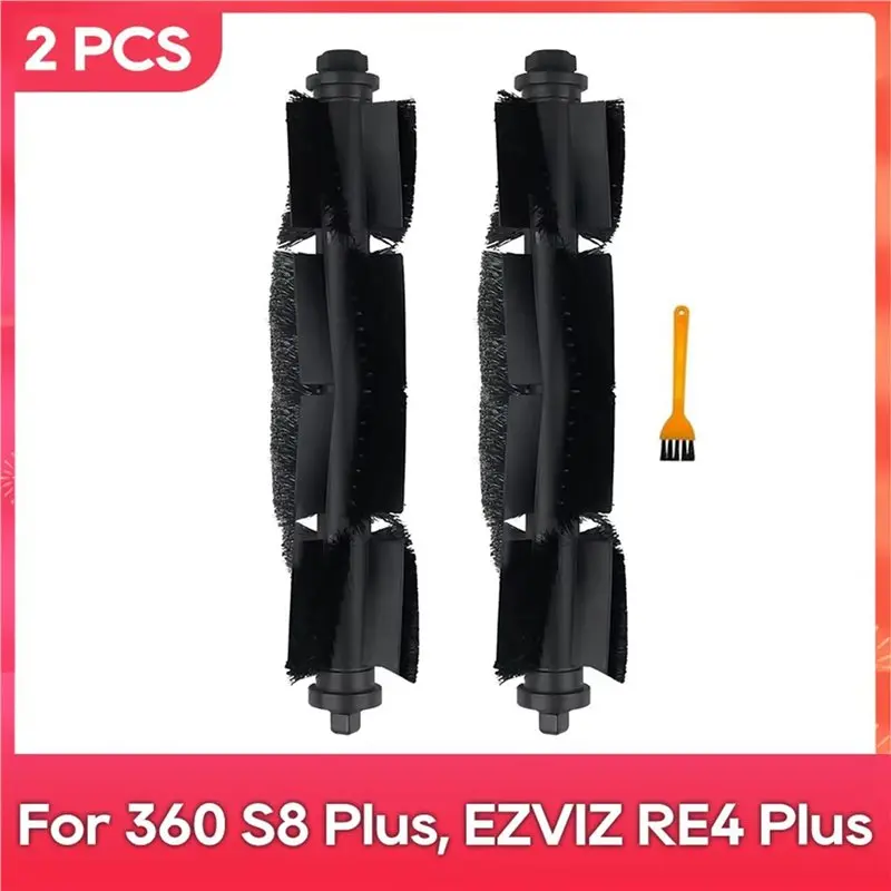 A06F-4PCS Main Brush Fit For 360 S8, S8 Plus, Honor Choice R2, R2S Lite, EZVIZ RE4 Plus, RE5 Plus Accessory Part