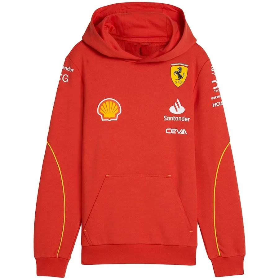 Felpa con cappuccio da uomo Formula1 Team Racing Stampa 3D Pullover a maniche lunghe Felpe sportive da allenamento oversize per maglione da uomo