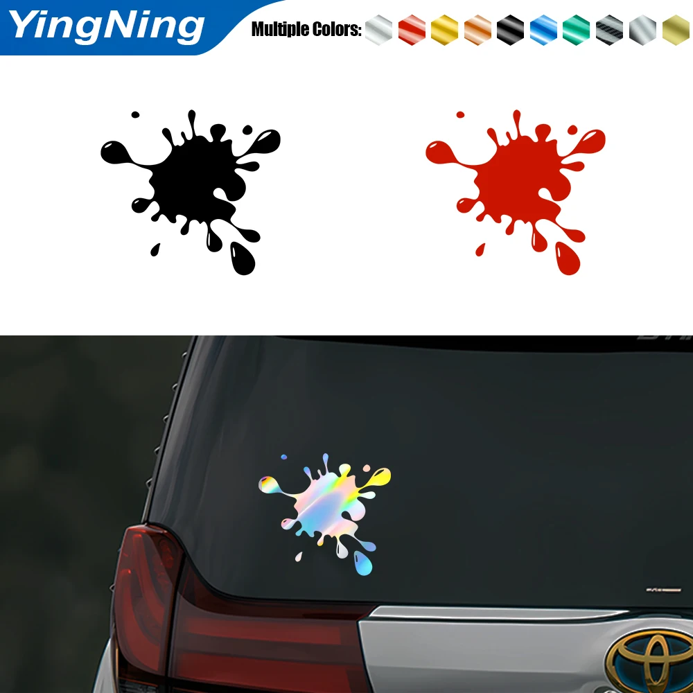 

Interesting Spots Pattern Auto Reflective Sticker Car Bumper Body Rear Window Decorative Decal Laser Car Sticker Accessories