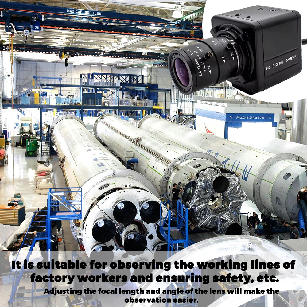 POE كاميرا IP صناعية 3/4/5/8MP CMOS 4K كاميرا IP صغيرة الاستشعار CS جبل الأمن CCTV فيديو صندوق معدني كاميرا شبكة مراقبة مع عدسة CS