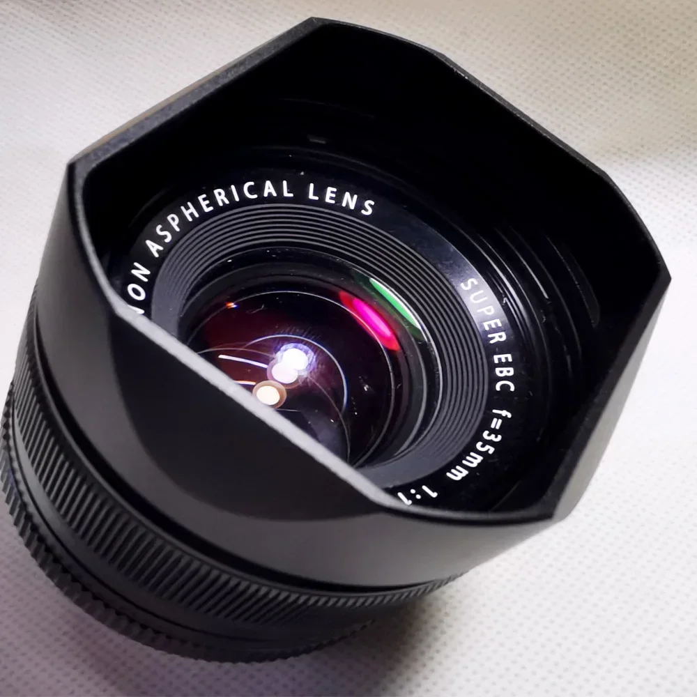 Metal Square Lens Hood for Fujifilm Fujinon XF35mm F1.4 R  XF18mm F2 R  XF60mm F2.4 R Lens