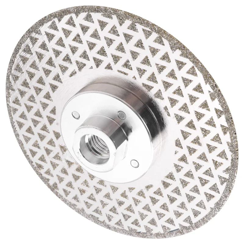 BHBD-M14 Vacuum Brazed Diamond Cutting Wheel Saw Blade, Double Sides Disc, Marble, Concrete,  Tile Cutting