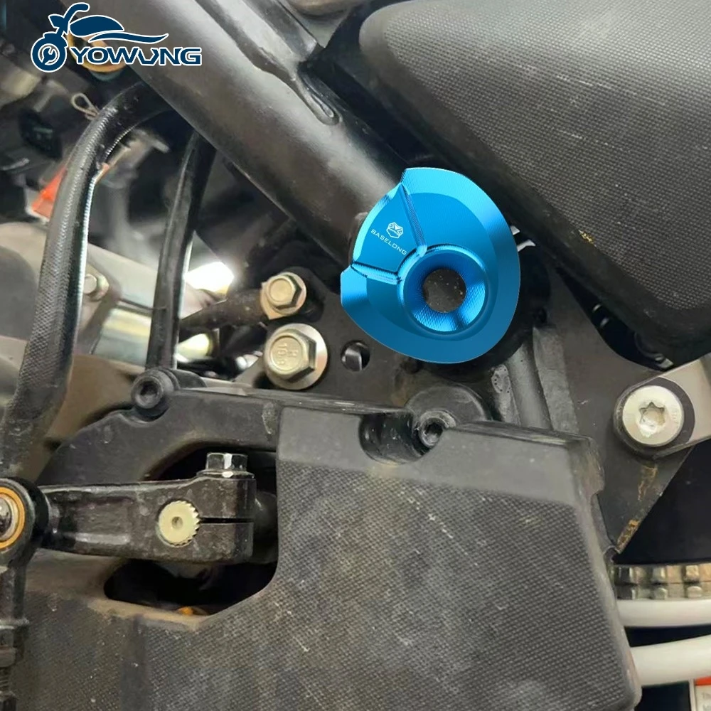 

Motorcycle Accessories For CFMOTO CF MOTO 450MT IBEX 450 MT MT450 2024 2025 2026 Frame Hole Cap Plug Insert Swingarm Bolt Cover