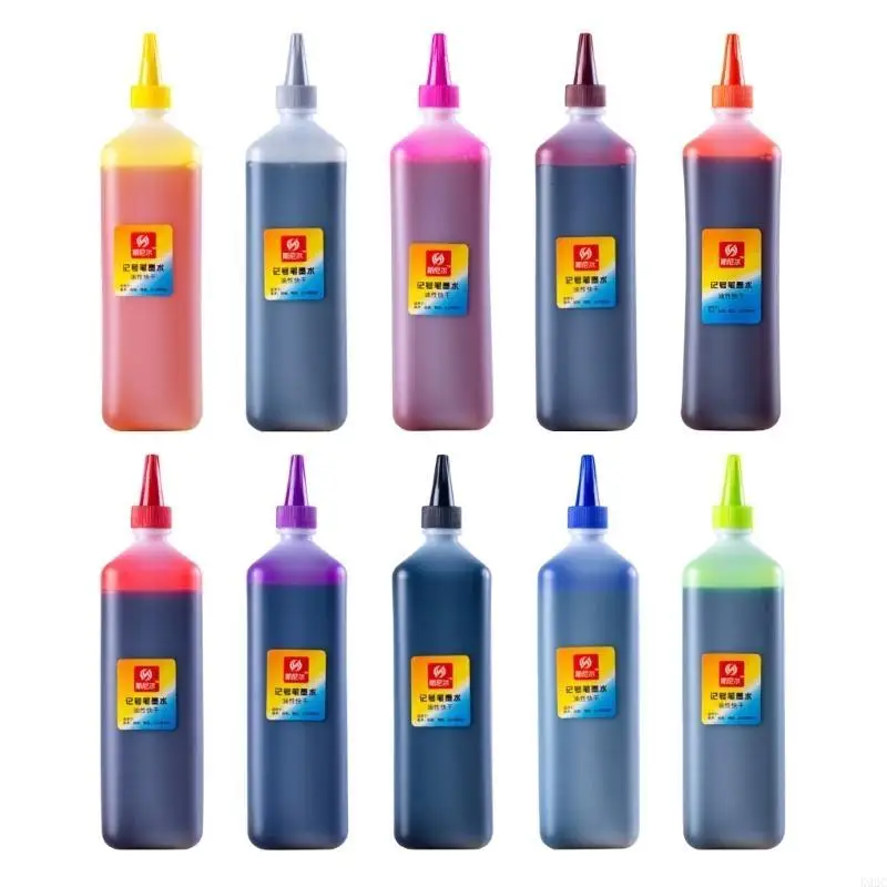 Paint Pens Refill Paint Markers No Fade Quick Dry Multiple Color 200ml Oil-Based Waterproof Paint Marker Pen K92C