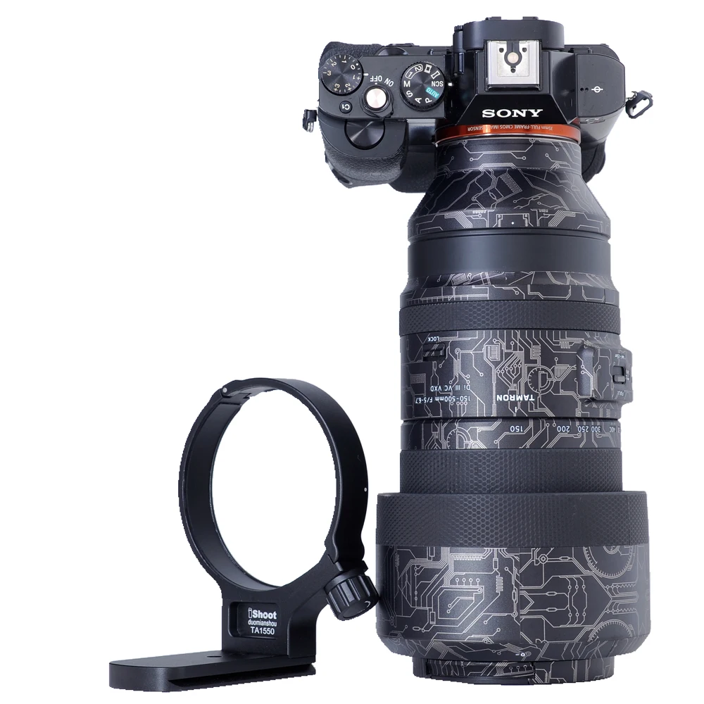 IShoot เลนส์สําหรับ Tamron 150-500 มม.F5-6.7 Di III VC VXD A057 ขาตั้งกล้องแหวนสนับสนุนใช้งานร่วมกับ Arca-Swiss LEOFOTO