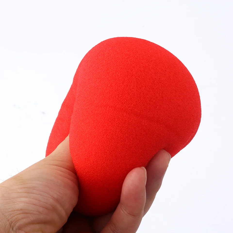 1pc 10cm Red Sponge Ball for Stage Magic Trick Excellent Elasticity Soft Ball Street Close Up Magic Magicians Prop Accessory