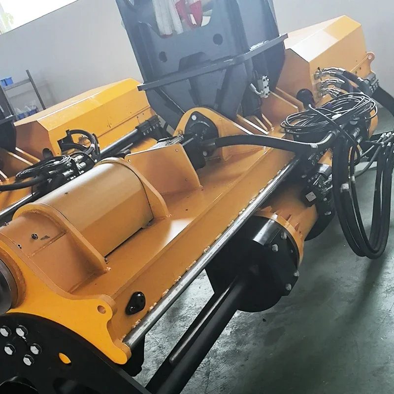 Integrated Hydraulic Rock Drill and Splitter Attachment Drilling Splitting One Machine