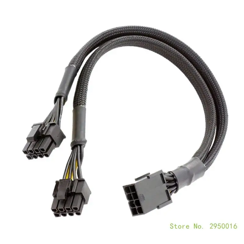 

8Pin to 8Pin (6+2P) PCIExpress Video Card Power Adapter Cable 8pin (6Pin+2Pin）PCIE Extension Line 22CM for Graphics Card