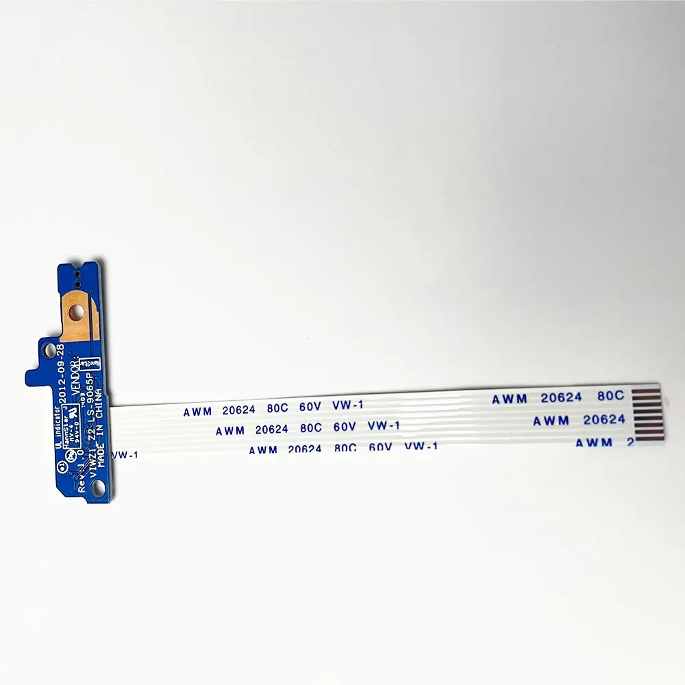 For Lenovo IdeaPad P400 P500 Z400 Z500 Power Button Board with Cable LS-9065P LS-9061P 90001771 NBX00019B00