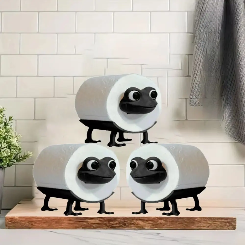 

Милый дизайн, держатель для туалетной бумаги в форме животного, бык, лягушка, форма собаки, стоячий держатель для бумажных полотенец для ванной комнаты, дизайн подставки