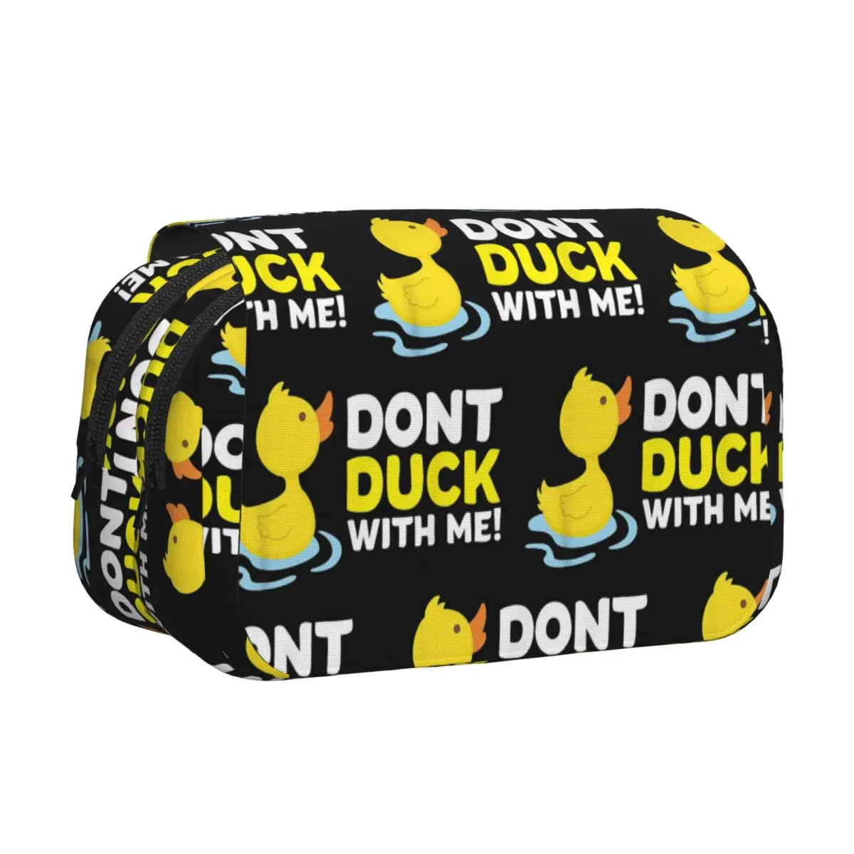Duck Dont Rubber Pencil Case Pencil Pouch Hard Shell Leather Large Capacity Pen Box Pencil Bag for Students School