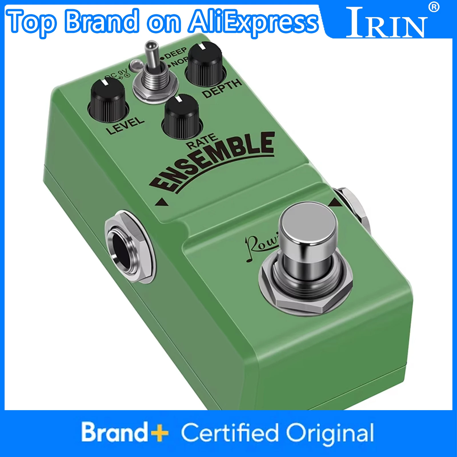 

ROWIN LN-304 ENSEMBLE Педаль эффектов для гитары Классический аналоговый эффект Chorus Peda Металлический корпус Детали и аксессуары для гитары True Bypass