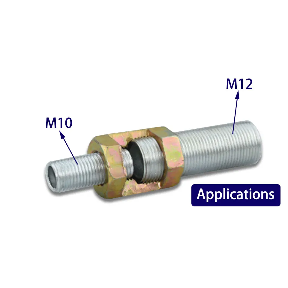 Adaptador de diente interno M10, conector hembra en forma de I, tuerca de apertura de salida, 2 piezas, M10, M12, M16, M20