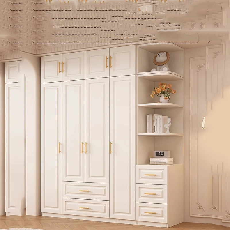 

Kids Nordic Minimalist Closet Shelf System Wooden Partitions Storage Wardrobe Organizer Modern Guarda Roupa Trendy Furniture