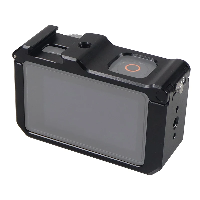 Vollformat-Kamerakäfig, Schutzgehäuse, Zubehör für DJI Osmo Action 4, für DJI Osmo Action 5 Pro, kalter Schuh für leichtes Stativ – Detail 13