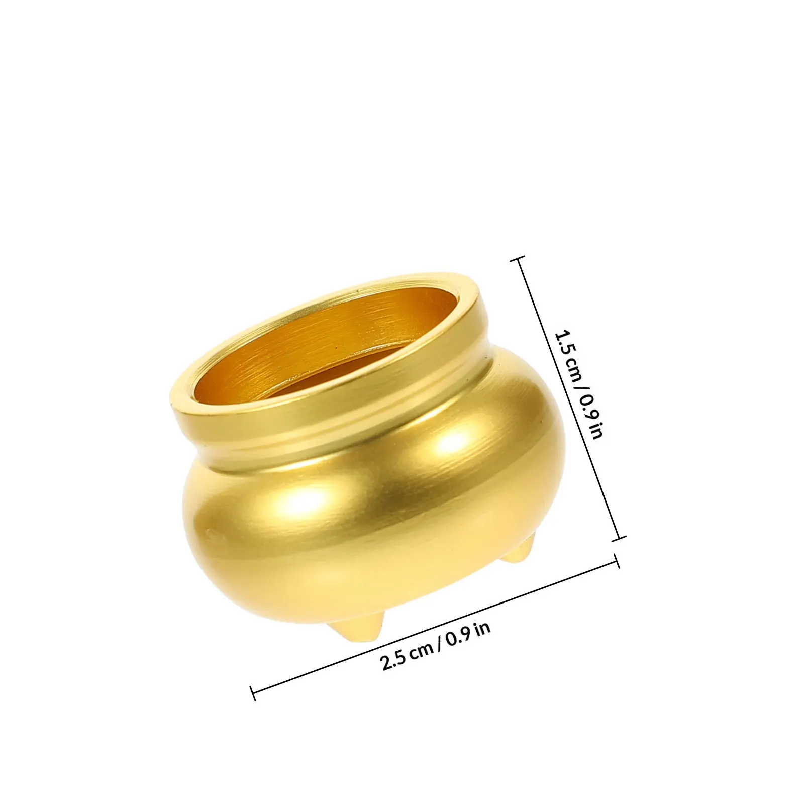 4Pcs Brass Incense Stick Stand Burner Holder Round Ash Catcher Tabletop Decoration Home Office Bedroom Tearoom Relaxing