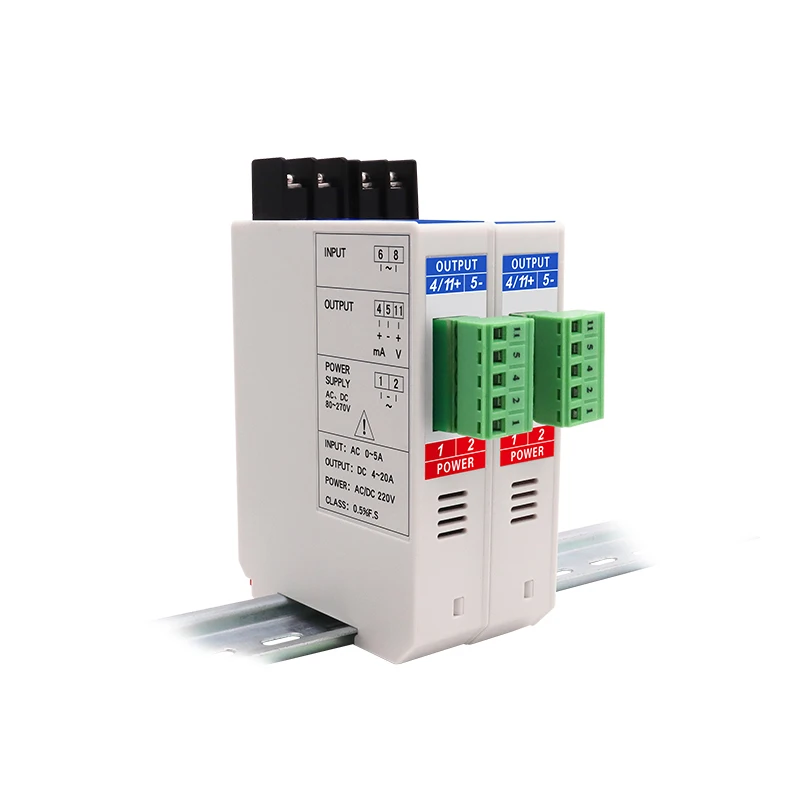 Compact AC Current/Voltage Transmitter with High Isolation Performance for Industrial Automation Applications