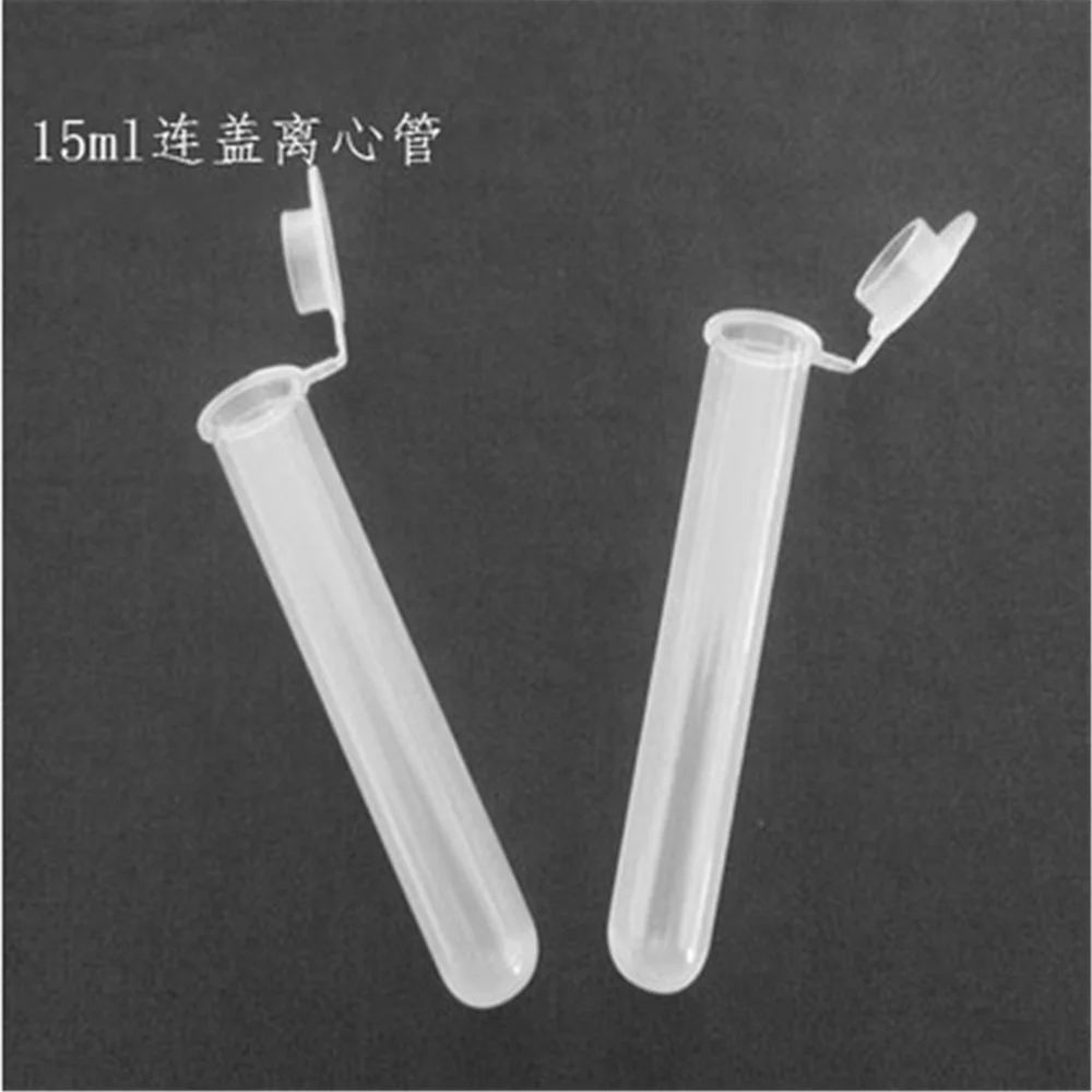 15ml Plastic test tubes centrifuge tubesround bottom each bid for 200pcs